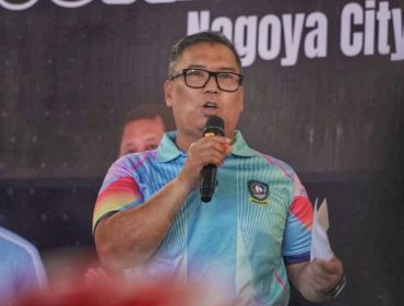 Wagub Kepri Nyanyang Haris Pratamura membuka Kejuaraan Karate Open 2026 digelar di Hall Nagoya City Walk, Batam, Jumat (24/4/2026).