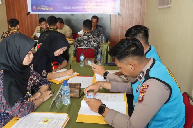
					Polres Anambas menggelar pemeriksaan administrasi (rikmin) awal penerimaan Bintara Polri tahun anggaran 2026, (Foto: Ist)