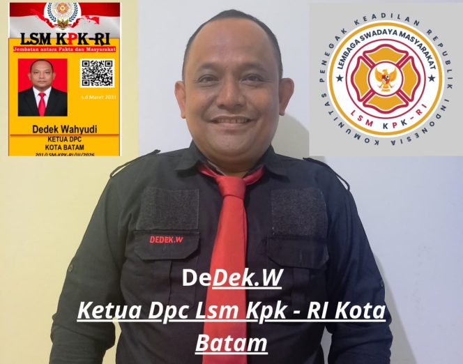 
					LSM KPK RI Batam Puji Usulan DPRD Kepri: Bayar Pajak Kendaraan Tanpa KTP Pemilik Pertama Bisa Dongkrak Pendapatan Daerah