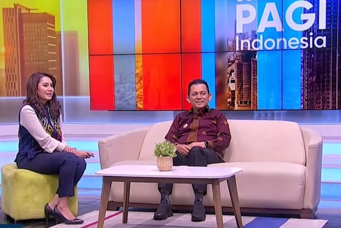 
					Gubernur Kepulauan Riau Ansar Ahmad tampil sebagai narasumber dalam program Selamat Pagi Indonesia Metro TV, Jumat (24/4/2026). (Tangkap layar siaran Selamat Pagi Indonesia Metro TV)