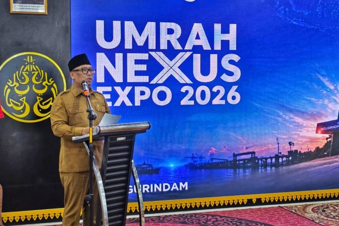 
					Wagub Nyanyang menyampaikan kata sambutan.