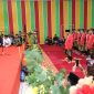 Ketua LAM Kepulauan Riau, Raja Al-Hafiz Raja Ismail mengukuhkan Hulubalang Lembaga Adat Melayu Kepulauan Riau Masa Khidmat 2026-2027 di Balai Adat Seri Indra Sakti, Tanjungpinang, Senin (8/6/2026). 