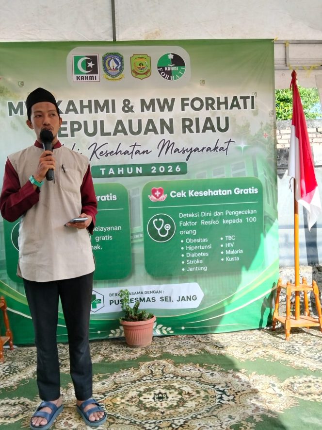 
					MW KAHMI dan MW FORHATI Kepri Gelar Sunat Massal Dan Pemeriksaan Kesehatan Gratis, Wujud Nyata Kepedulian Kepada Masyarakat