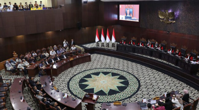 Mahkamah Konstitusi (MK) memutuskan anggaran Program Makan Bergizi Gratis (MBG) harus dipisahkan dari anggaran pendidikan paling lambat pada Anggaran Pendapatan dan Belanja Negara (APBN) Tahun Anggaran 2028. Foto: Dok MK