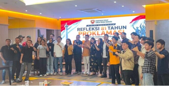 
					Pimpinan Pusat Singa Muda Hanura menggelar Dialog Kebangsaan