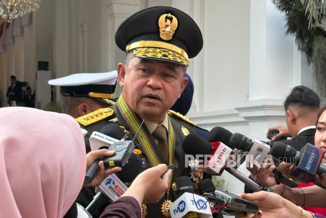 
					Kepala Staf Angkatan Darat (KSAD) Jenderal Maruli Simanjuntak di Istana Kepresidenan Jakarta, Senin (17/8/2026).