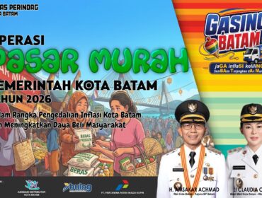 Pemko Batam menggelar operasi pasar murah 15-17 September 2026.