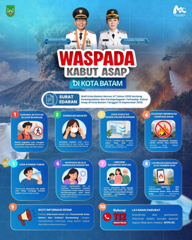 
					Kabut Asap Melanda Batam, Berikut Imbauan Pemerintah